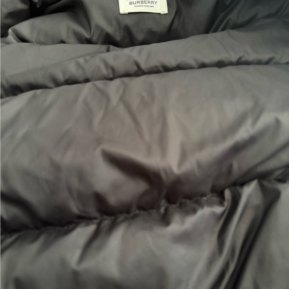 Burberry Black Puffer Coat